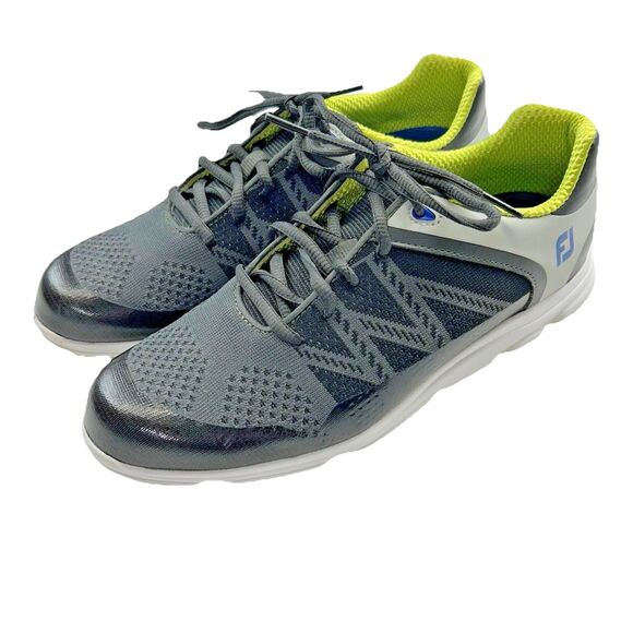 FootJoy Shoes - Footjoy FJ Women’s 8.5 M Sport SL Spikeless Golf Shoes 98030 Black Grey Lime